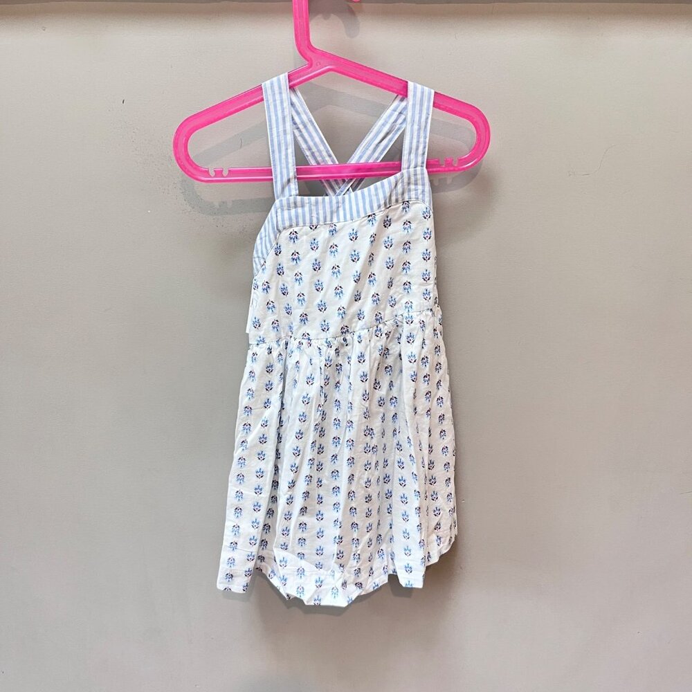 NEW Baby Gap Toddler Girls 4T Floral Print‎ Summer Dress With Cross Back Straps